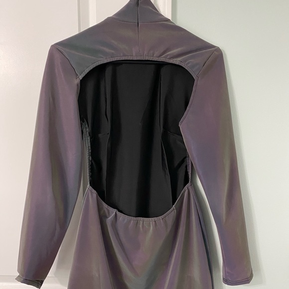 Holographic Bodycon Dress - Picture 4 of 6